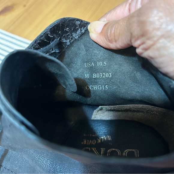 Buks by Walk-over Men’s Oiled Leather Chukka Ankle Boots Black Lace Ups Sz 10.5 - Picture 12 of 12